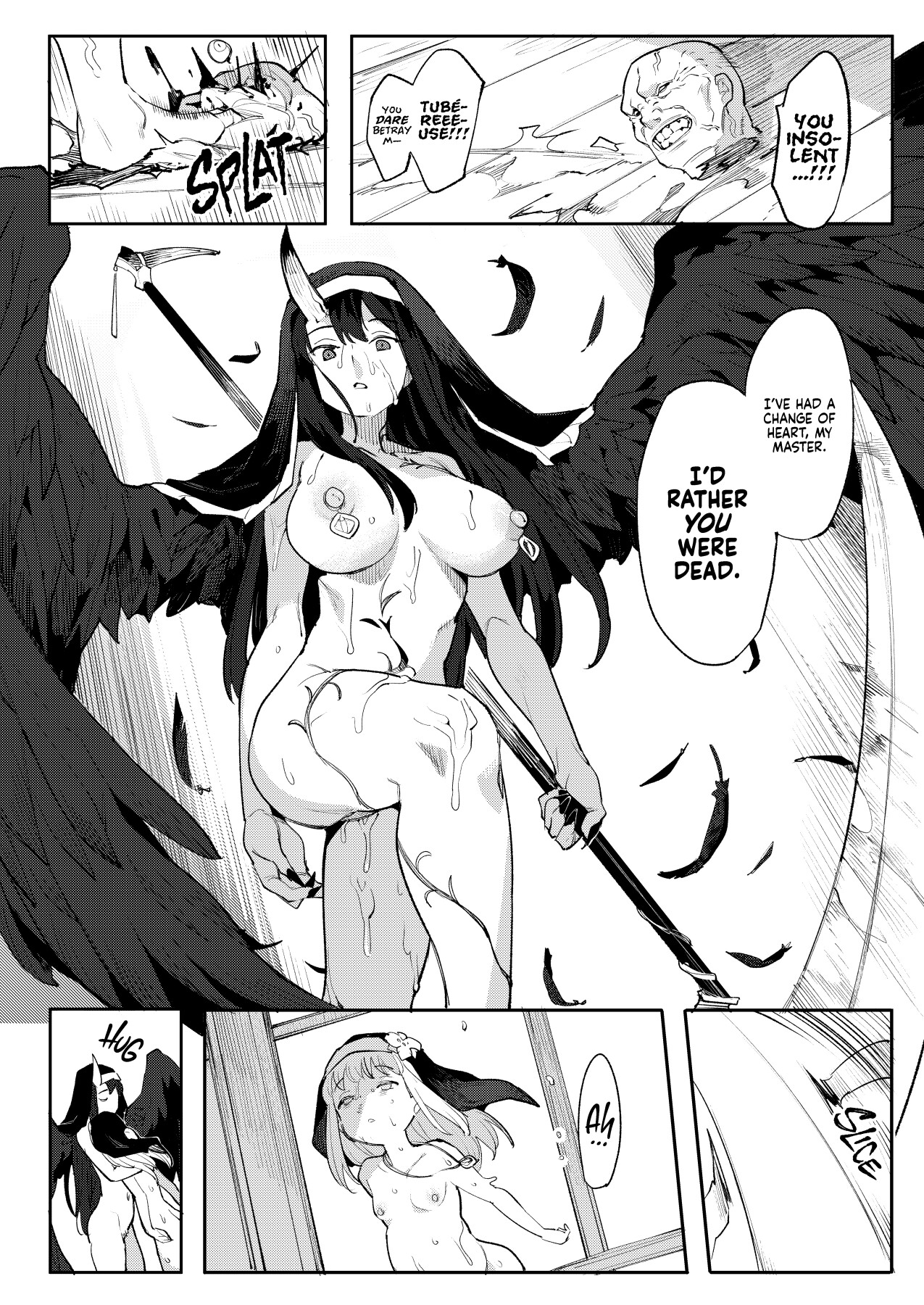 Hentai Manga Comic-Holy Cumdump Blanca-Read-39